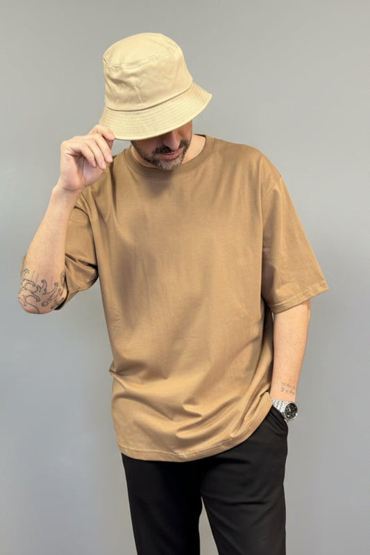 Maglia oversize girocollo manica corta