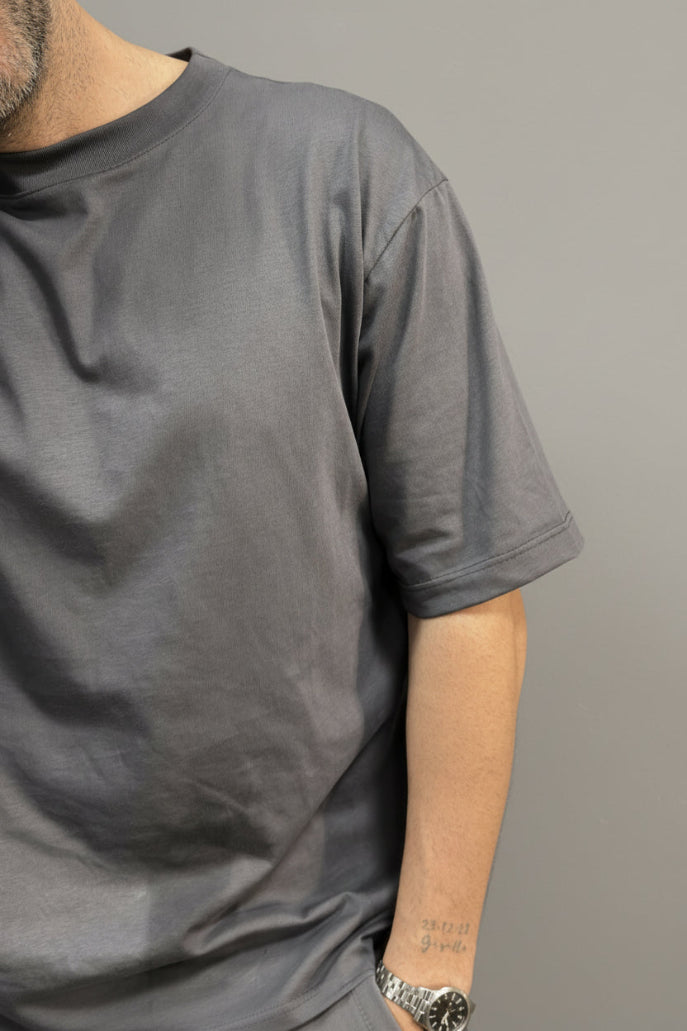 Maglia oversize girocollo manica corta