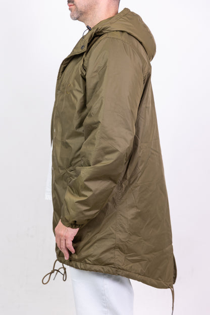 Parka imbottito con cappuccio Khaki