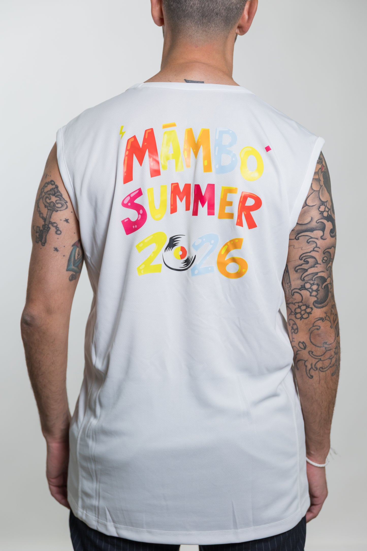Maglia girocollo senza manica
