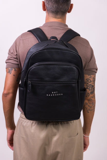 Zaino unisex ecopelle capiente con tasca laptop Not Saudades Couture