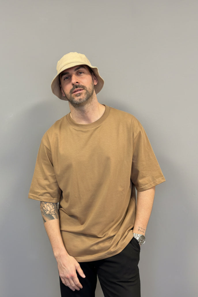 Maglia oversize girocollo manica corta